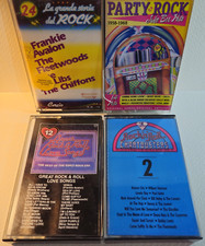 60  s Cassettes   Lot of 4   Love Songs, Juke Box, Chartbusters, Italian