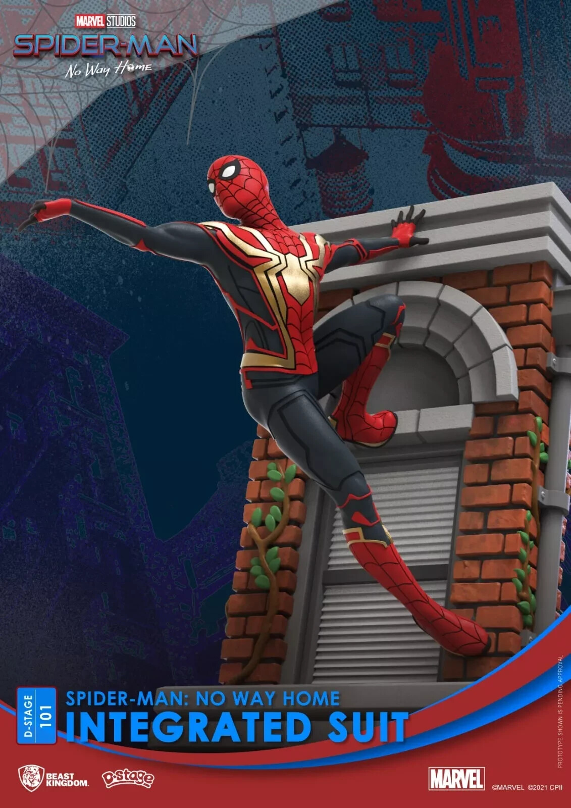 Spider-Man No Way Home Integrated Suit Statue Collectible BEAST KINGDOM