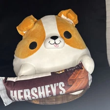 New Zuru Snackle Benji Corgi 14” JUMBO Plush w/ HERSHEY’S CHOCOLATE Snackles NWT