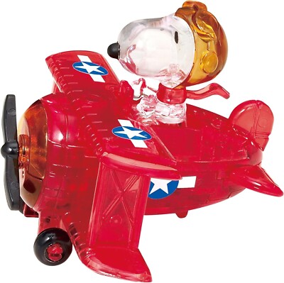 3D Crystal Puzzle 40 Piece Crystal Puzzle Snoopy Flying Ace