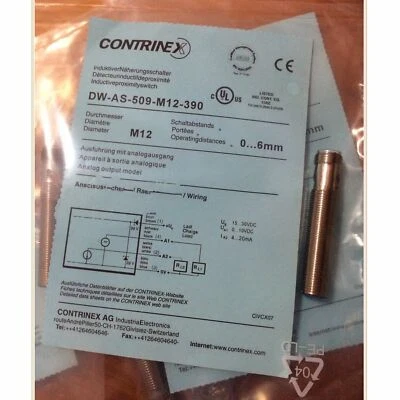 MARKENLOS 1PC New CONTRINEX -AS-509-M12-390 Proximity Switch #D7