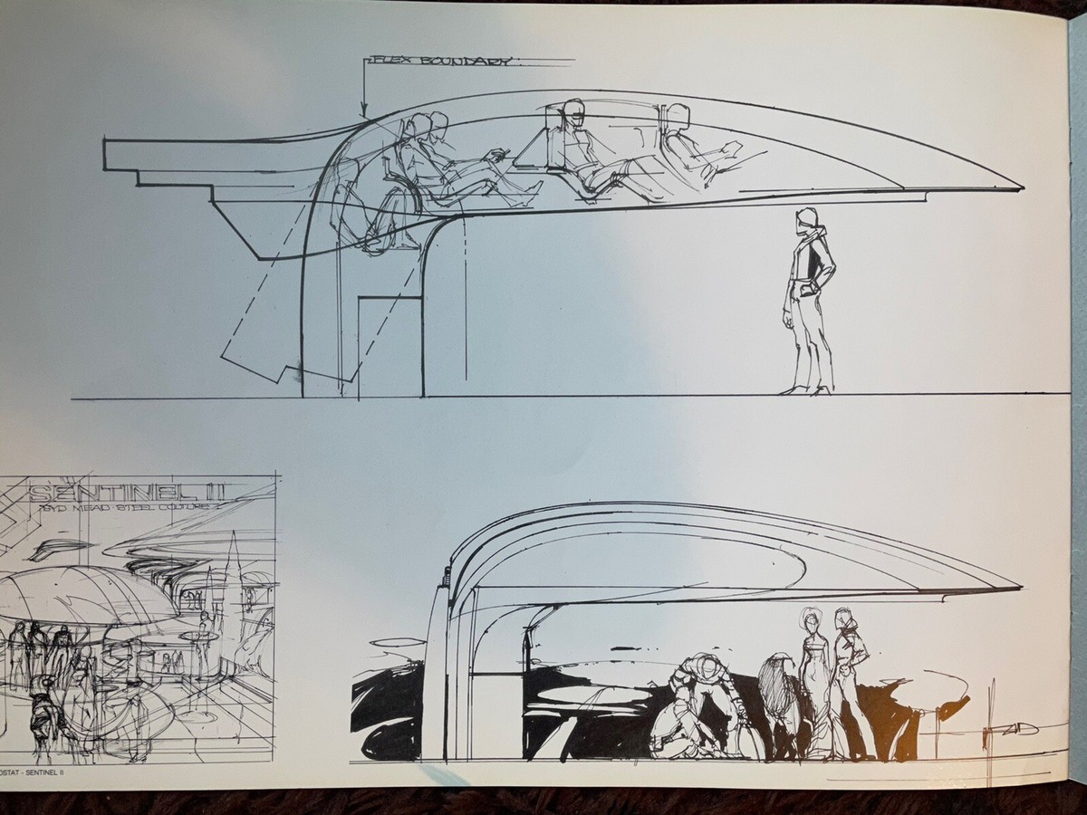 Syd Mead STUDIO IMAGE 1 -OBLAGON 1988 | eBay
