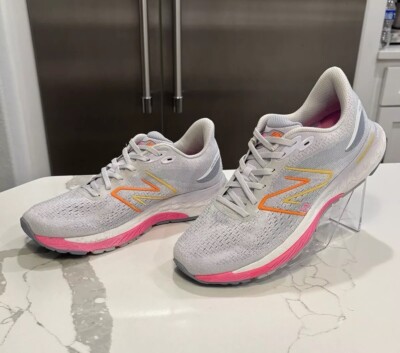 New Balance Womens Fresh Foam X 880 V12 Running Shoe w880G12 Sz 10 Pink Grey