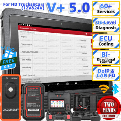 2025 LAUNCH X431 V+ PRO3S+ PRO5 Coding Car Full System Diagnostic Scanner Tool