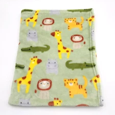 Parent's Choice Baby Blanket Safari Giraffe Lion Tiger Alligator Hippo Walmart