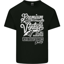 Aged to Perfection Vintage 35th Birthday 1991 Mens Cotton T-Shirt Tee Top