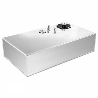 #ad 64L Street Rod Fuel Cell Gas Tank w Cap amp; Level Sender Aluminum Race 17 Gallon $108.50