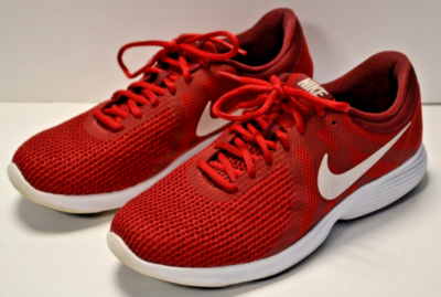 nike revolution 4 mens red