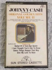 Johnny Cash Cassette: "Original Golden Hits Volume II". Tested: Quality Sound