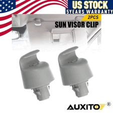FOR NISSAN ALTIMA MURANO PATHFINDER MAXIMA DRIVER + PASSENGER SUN VISOR CLIP USA