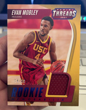 2021 Evan Mobley Panini Chronicles Threads Draft Rookie Memorabilia 54/99 Cavs