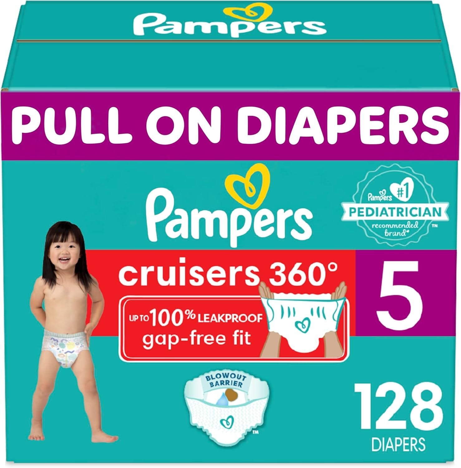 S Size 5 One Month Supply 128 Count