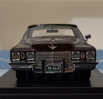 Cadillac Coupe DeVille 2-Door 1972 Met Brown 1:43 Neo 44414