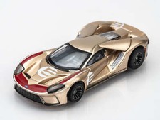 AFX Racing 22061 Ford GT Heritage 5 Gold GT Mega G HO Scale Slot Car