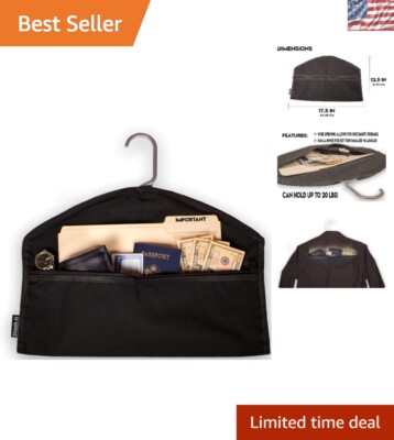 Nylon Hidden Pocket Safe - Perfect for Stashing Valuables at Home or On-the-Go