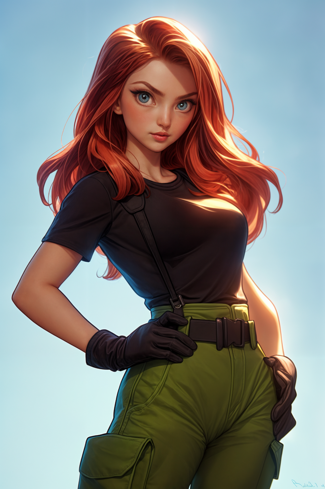 KIM POSSIBLE 02  Fine Art Print 13x19 Limited to 1/30