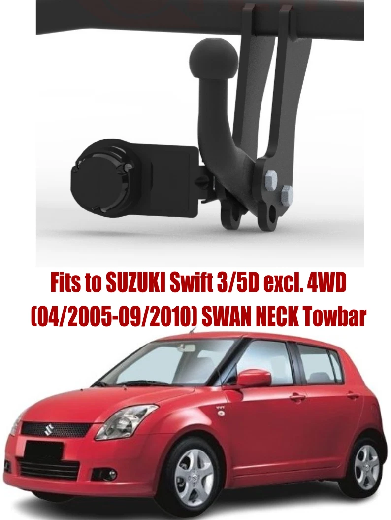 Tow bar for suzuki swift deals
