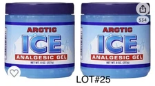 Lot Of 12 ARCTIC ICE Pain Relieving Gel Fast Acting Cooling Formula Greaseless