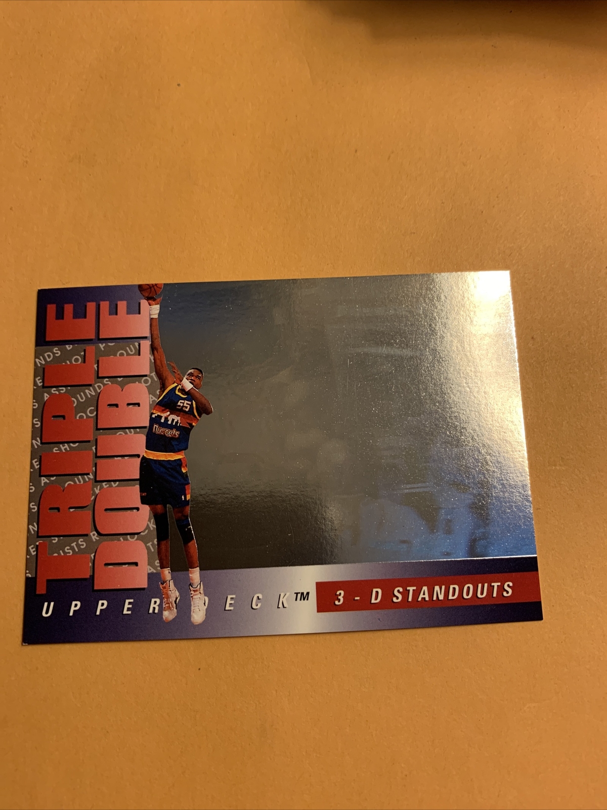 TD8 Dikembe Mutombo Denver Nuggets￼￼ triple double￼,,￼1993 94 Upper Deck Cb23