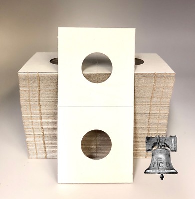 500 Dime Mylar Cardboard Display 2x2 Coin Holder Flip BCW Storage Mount 18mm