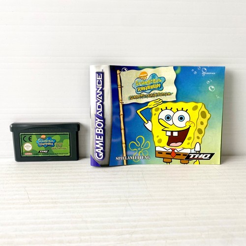 Pantalones Cuadrados Bob Esponja: Batalla por Parte Inferior de Bikini + Caja - Alemán - GBA - Probado - Imagen 4 de 9
