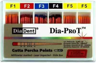 Diadent Gutta Percha Punkte für Protaper - ALLE GRÖßEN