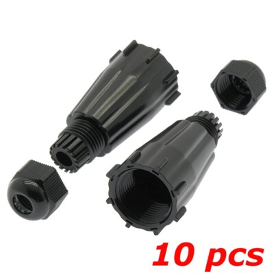 10 PACK - RJ45 Outdoor IP67 Waterproof CAT5e CAT6 CAT7 Ethernet Patch Cable Cap