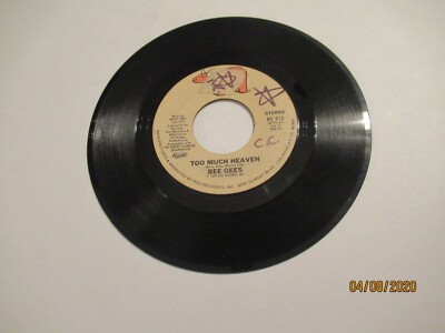 Bee Gees: Too Much Heaven / Rest Your Love On Me / 45 Rpm 1978