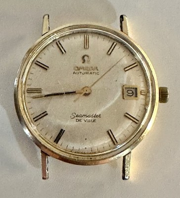 Vintage Omega Seamaster De Ville Automatic 14K Gold Filled 34mm Case Watch (24FB