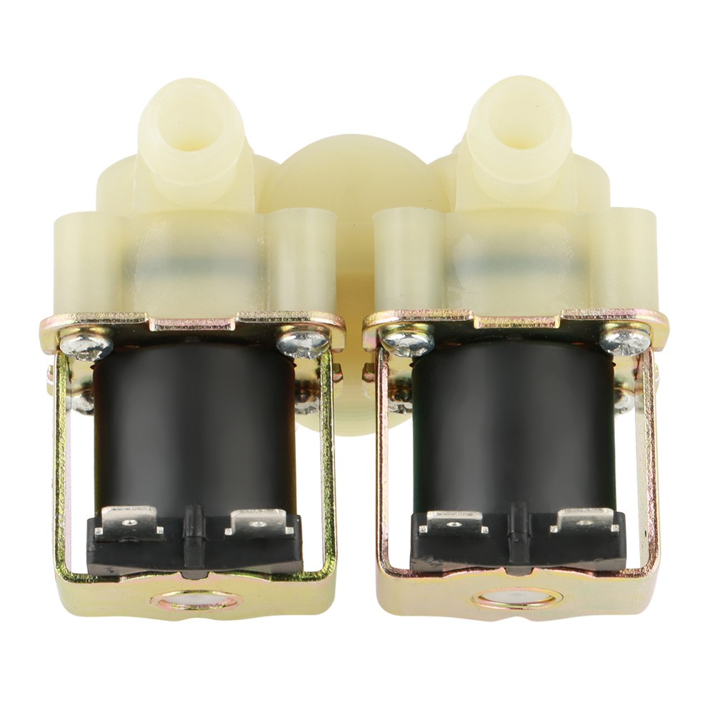 HOT DN20 G3/4 DC 12V Normally Closed Dual Head Water Inlet Solenoid Valve For☜