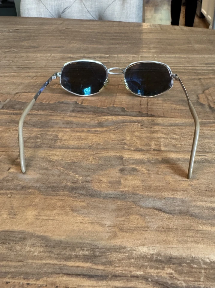 Gafas de sol vintage Neostyle redondas ovaladas plateadas hechas en Alemania 130 50-18 Foto 3 de 4