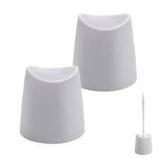 2-Pack Brush Holder Only, The Crisp White Brush Holder is Suitable for Many B...