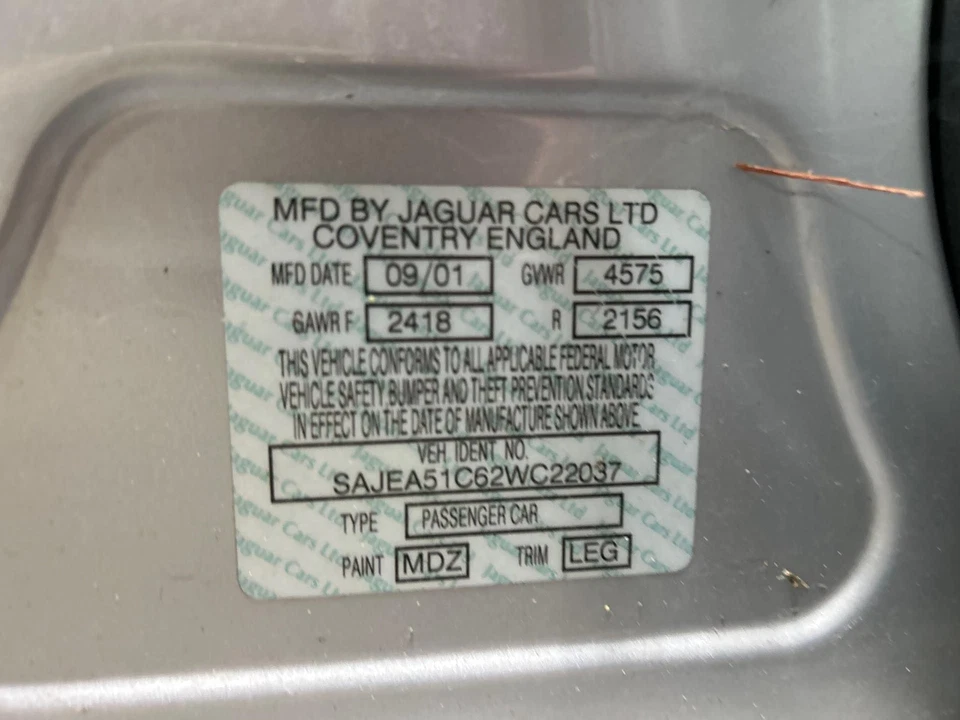 Jaguar X-Type 2002 conjunto de caja de transferencia 3,0 L 51 k millas AWD 02 03 Foto 4 de 4