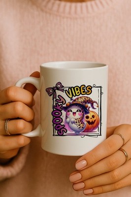 Spooky Vibes Tasse Halloween Trick or Treat Kaffee Tee Becher Tasse Geschenk Brühgeschenk