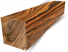 BEAUTIFUL EXOTIC BOCOTE TURNING BLANK LATHE TURNING WOOD LUMBER 3" X 3" X 12"