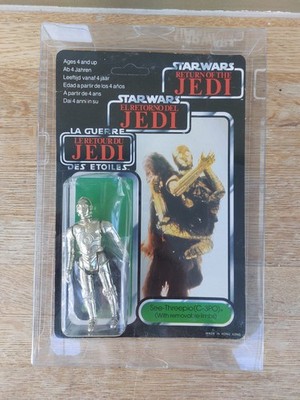 VINTAGE STAR WARS - MOC - C-3P0 ABNEHMBARE LIMBS - TRI-LOGO - NEU VERSIEGELT