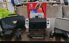 Nintendo Switch OLED Model HEG-001 Handheld Console - 64GB - White