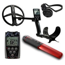 XP Deus Metal Detector With 11" X35 Coil, Remote, WSA Headphones & MI-6