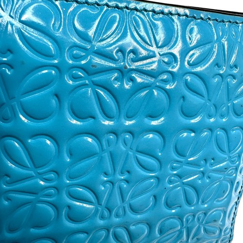 Loewe Anagram Wallet Blue 12122 - Picture 8 of 9