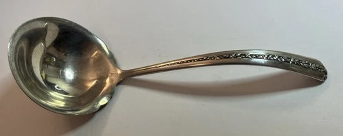 Vintage Sterling Silver Ladle Spoon Towle Rambler Rose Pattern 54 Grams