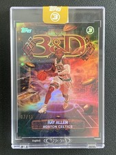 Ray Allen 2025-26 Topps Three 3 3&D Holo /15 #3D-31