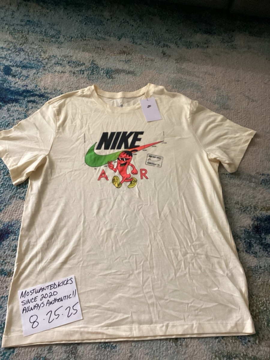 NWT Nike Sportswear Sole Food Graphic Muslin T-Shirt Men's Sz XL