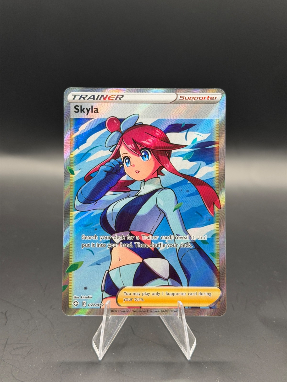 Skyla 72/72 Full Art Trainer Shining Fates Ultra Rare NM Pokemon TCG