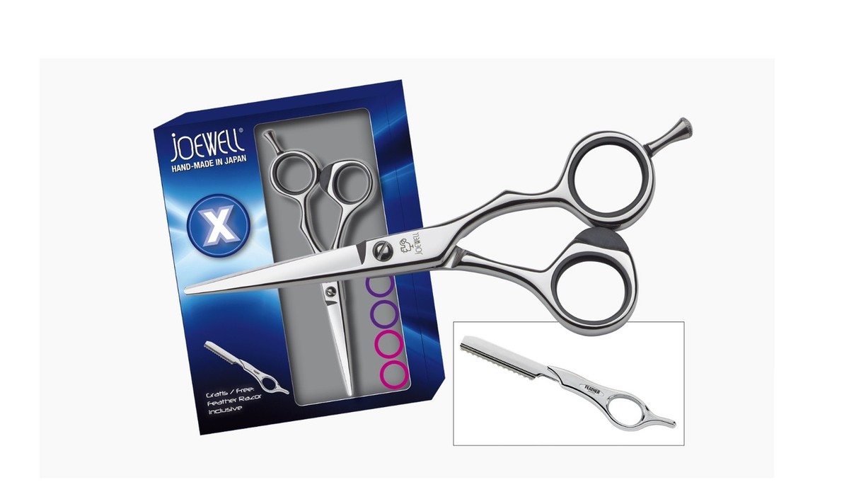 Joewell X 525 Starter Set 5.25 Inch Hair Cutting Scissors incl