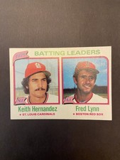 1980 Topps #201 Keith Hernandez Fred Lynn BATTING LL EX-MT