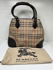 Burberry Haymarket Check Top Handle Bag
