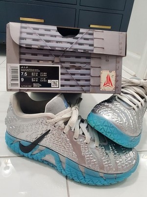 Nike JA 3 Jurassic Park Metallic Silver/Black-White-Baltic Blue Low IU7240-002