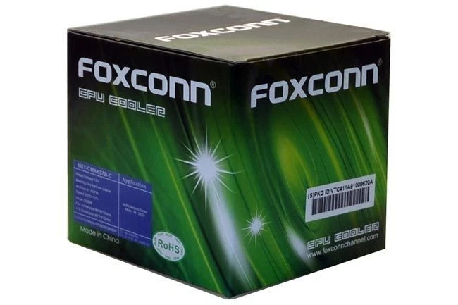 Ventilador de refrigeração dissipador de calor Foxconn AM3 AM2 AM4 AM5 939 FM1 FM2 CPU 3 pinos 125W - Imagem 2 de 2