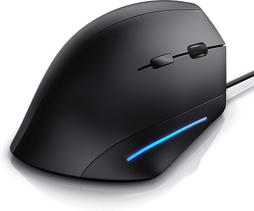 CSL - Vertical Ergonomic Optical Mouse Model - ergonomic design - prevention - Afbeelding 5 van 7