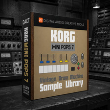 Korg Mini Pops 7 Drum Machine Sample Library